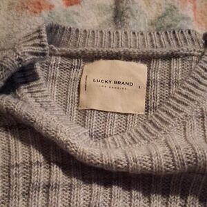 Lucky Brand Heathered Knit Pullover
